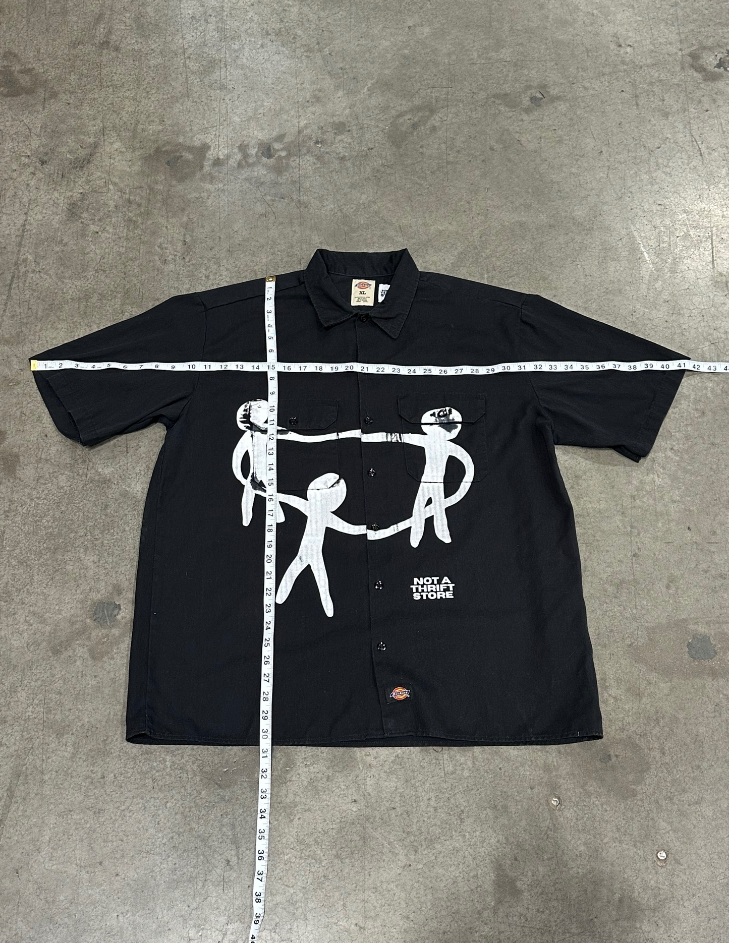 Black Dickies Button Up - XL