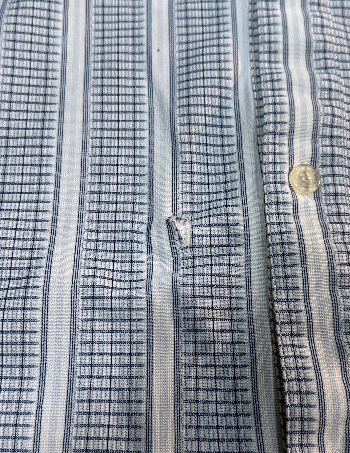 Vintage Stripe Button Down - XL