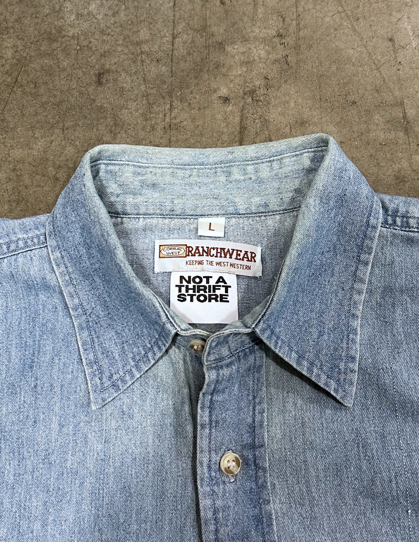 Denim Long Sleeve - L