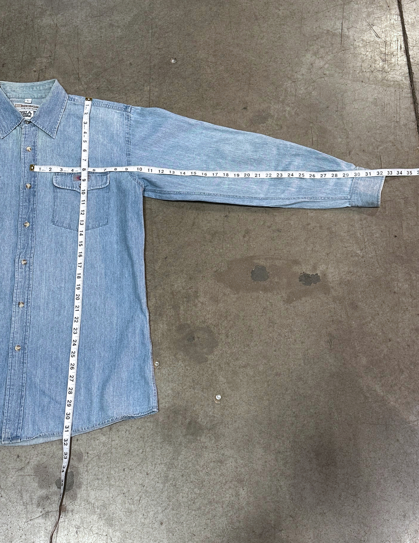 Denim Long Sleeve - L