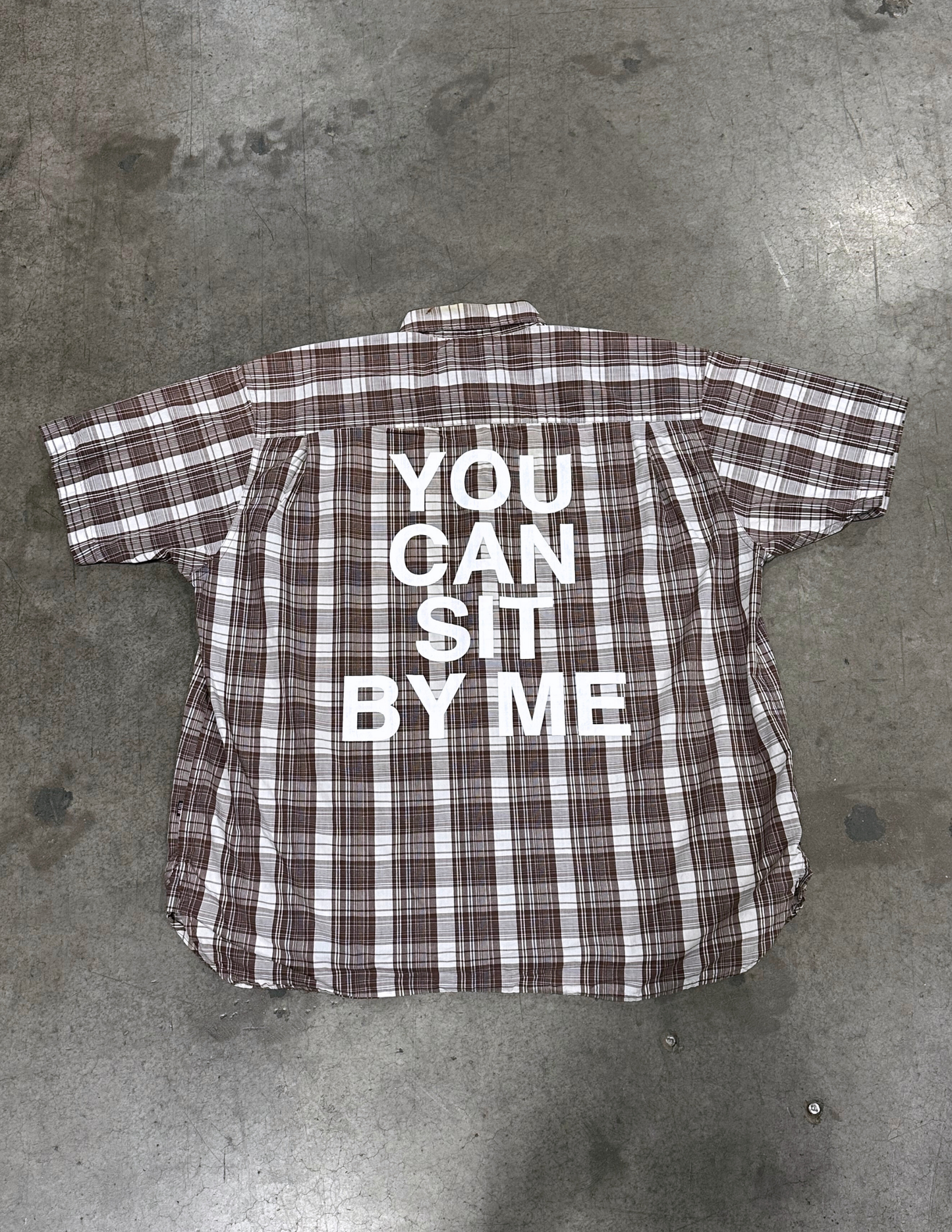 Brown Plaid Button Up - XL