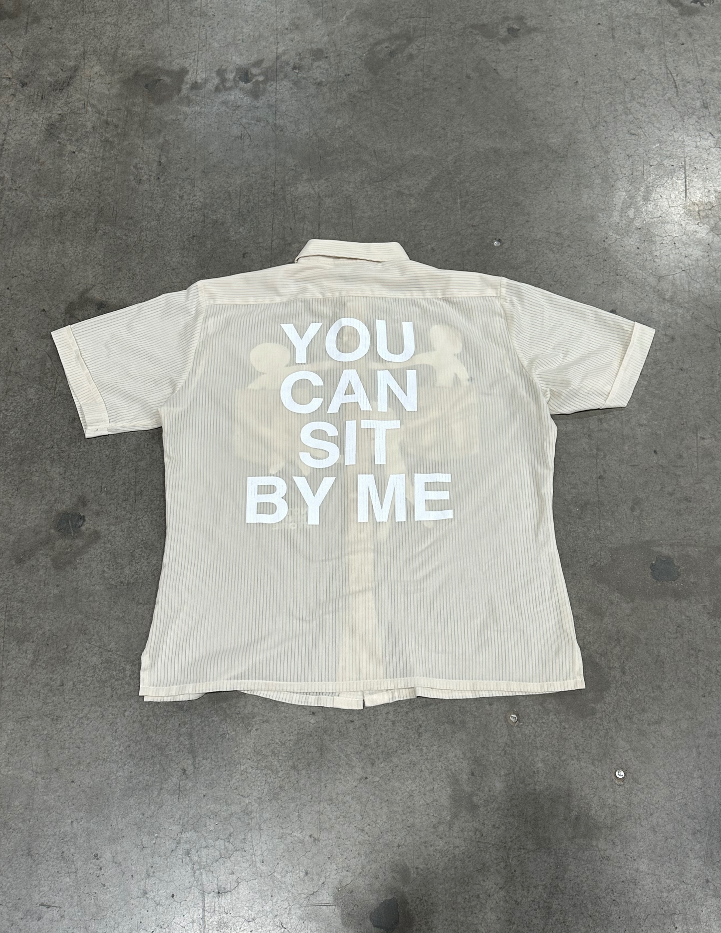 Vintage Cream Button Down - L