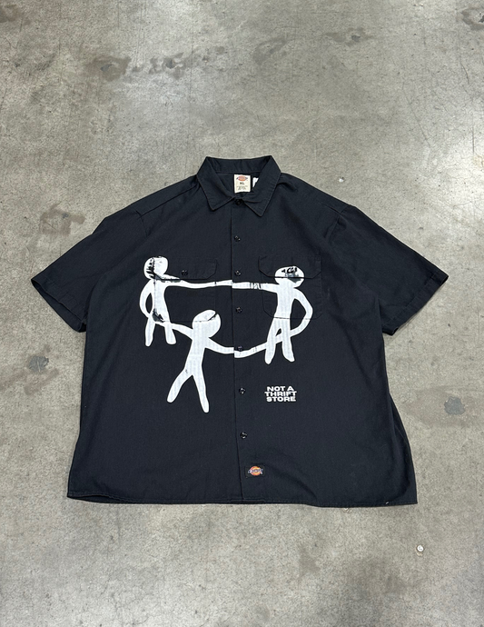Black Dickies Button Up - XL