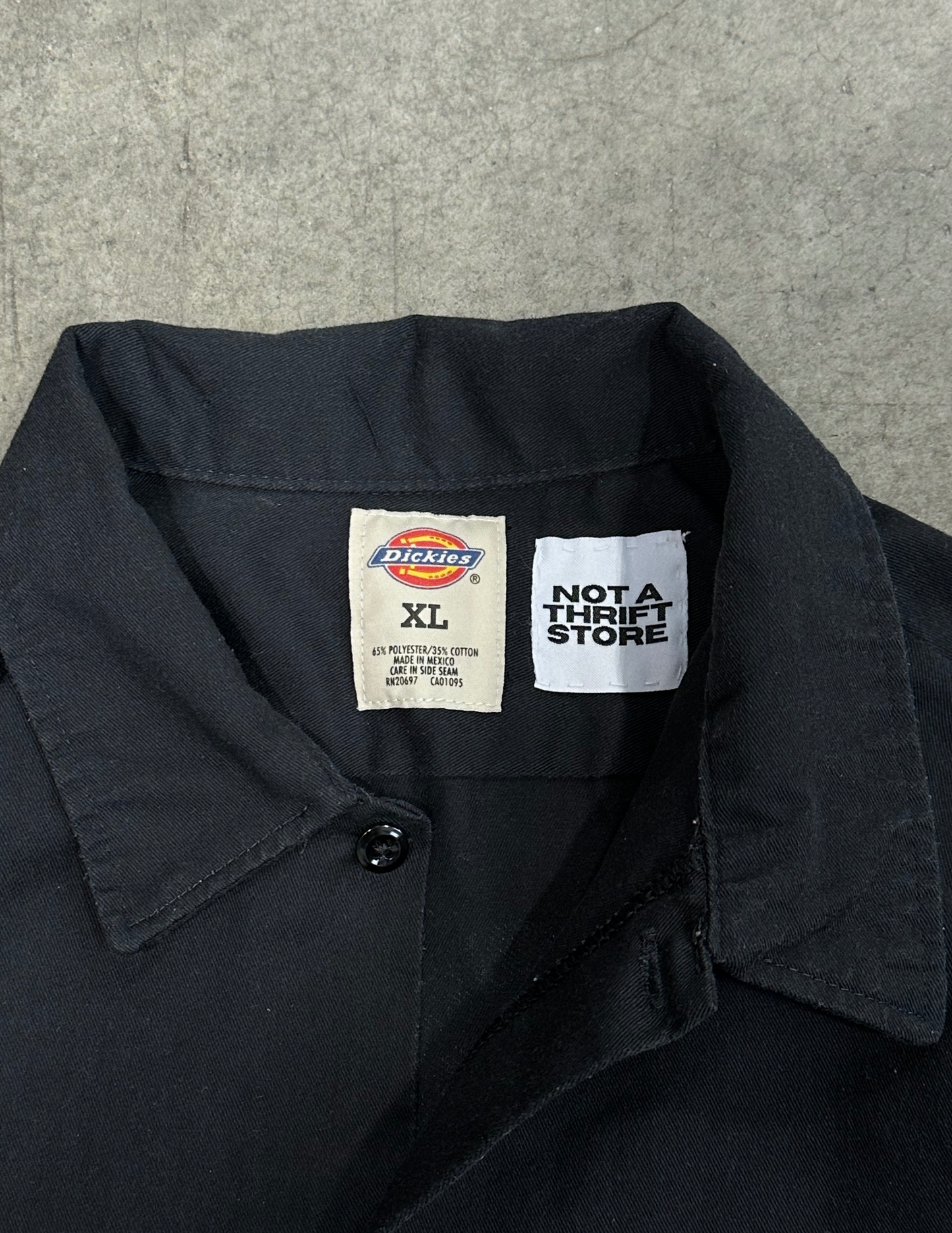 Black Dickies Button Up - XL