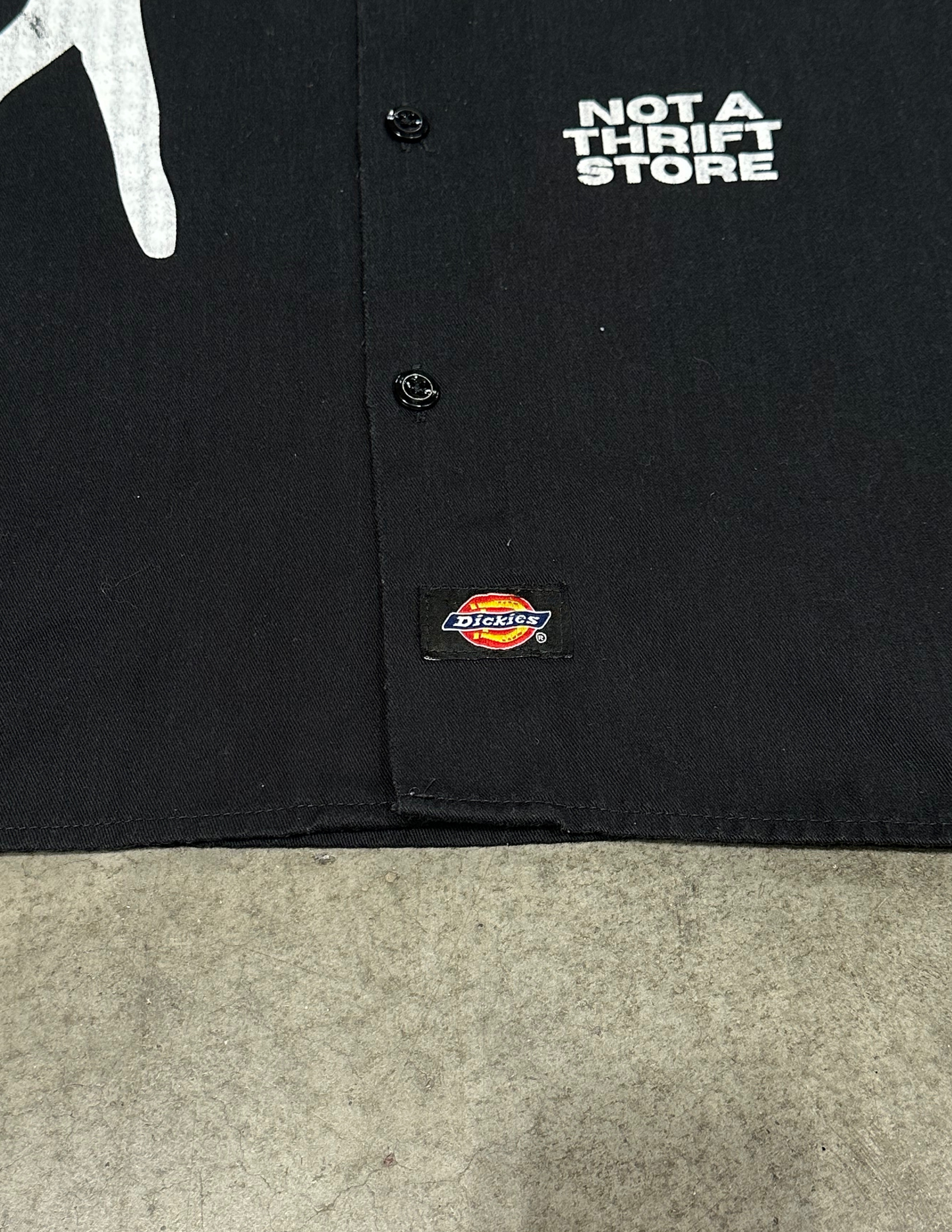 Black Dickies Button Up - XL