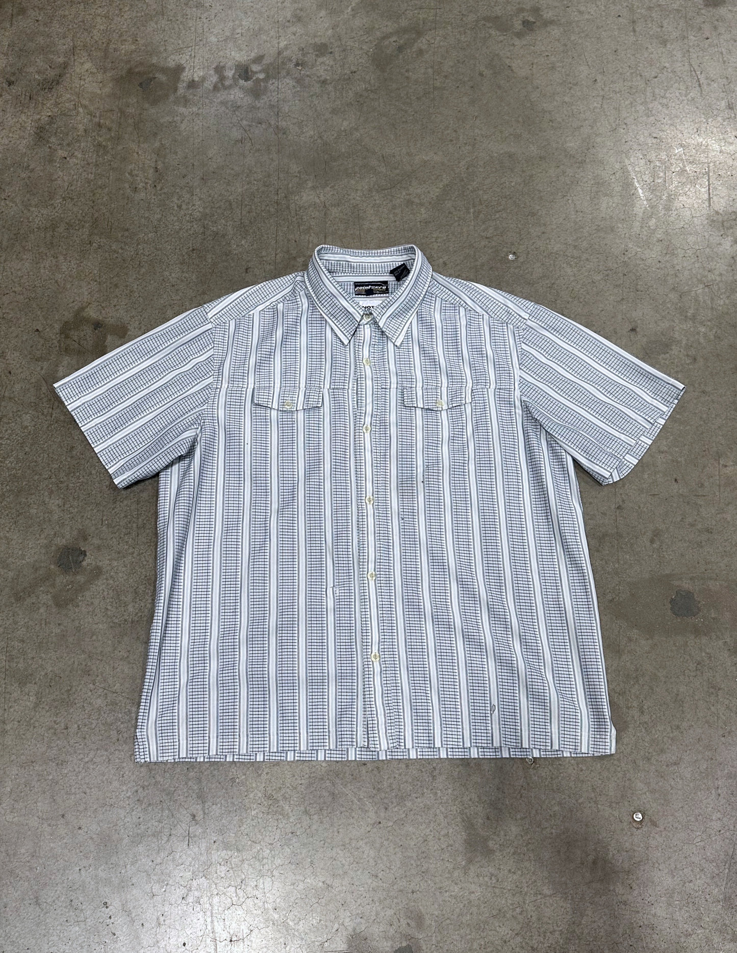Vintage Stripe Button Down - XL