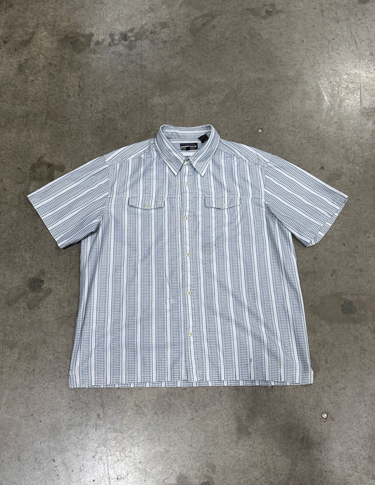 Vintage Stripe Button Down - XL