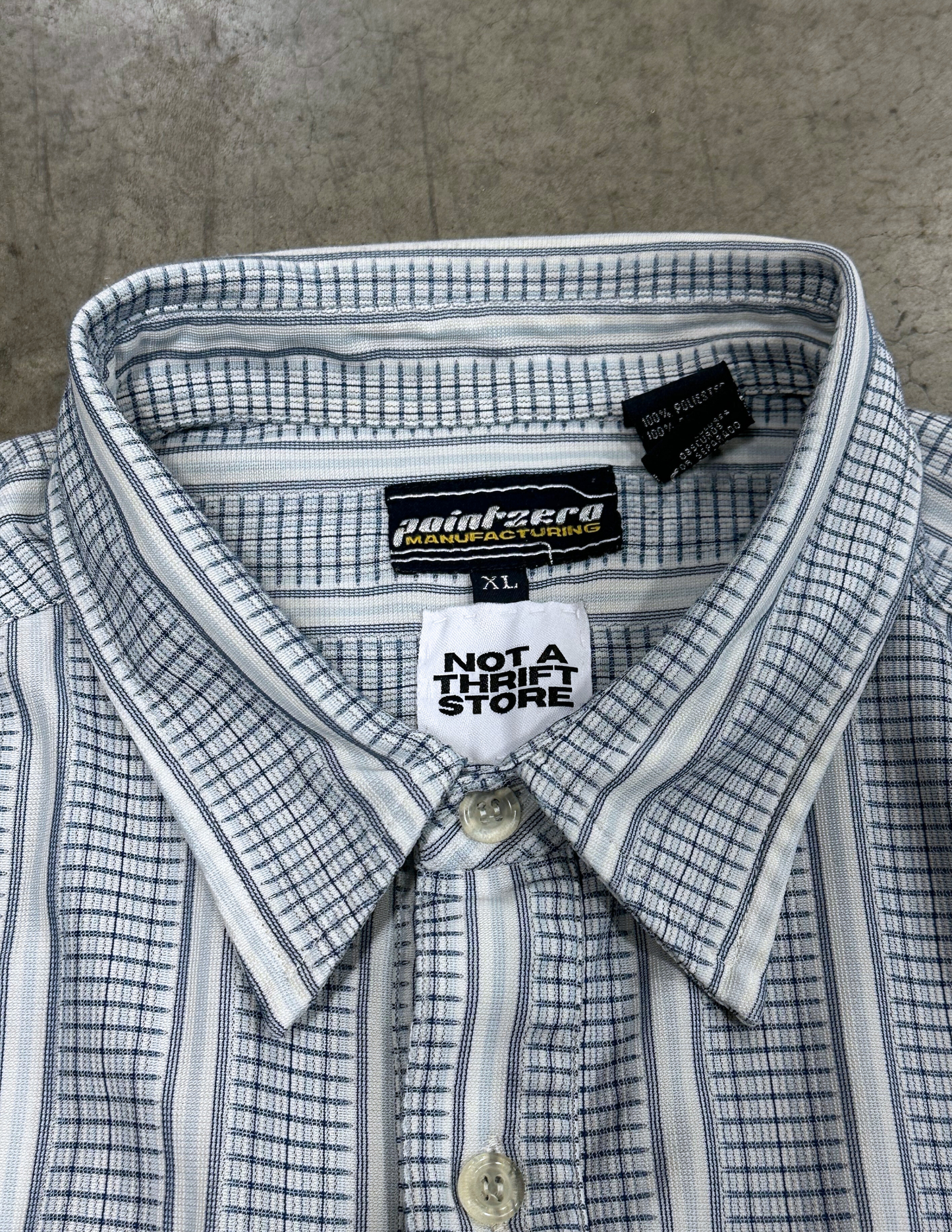 Vintage Stripe Button Down - XL