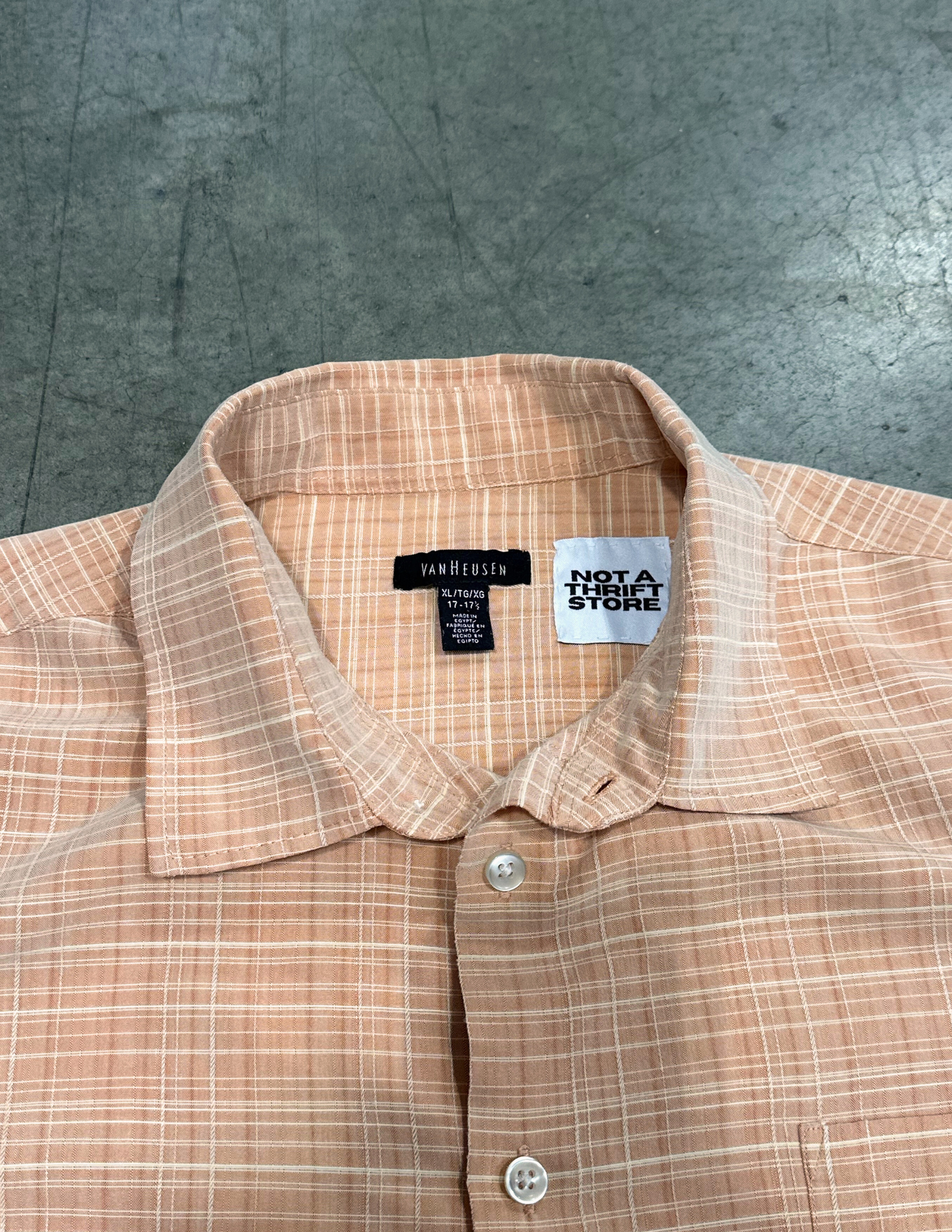 Muted Orange Van Heusen Button Down - XL