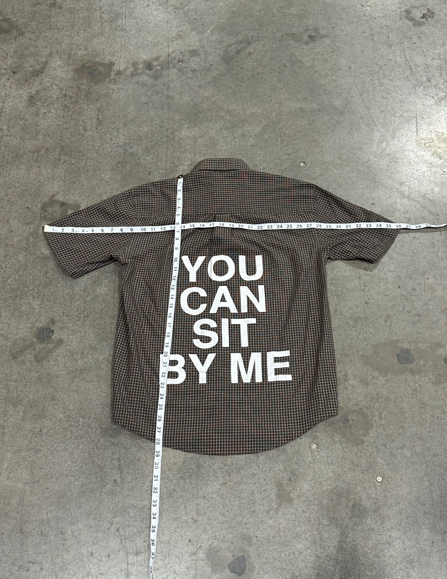 Brown Van Heusen Button Down - S